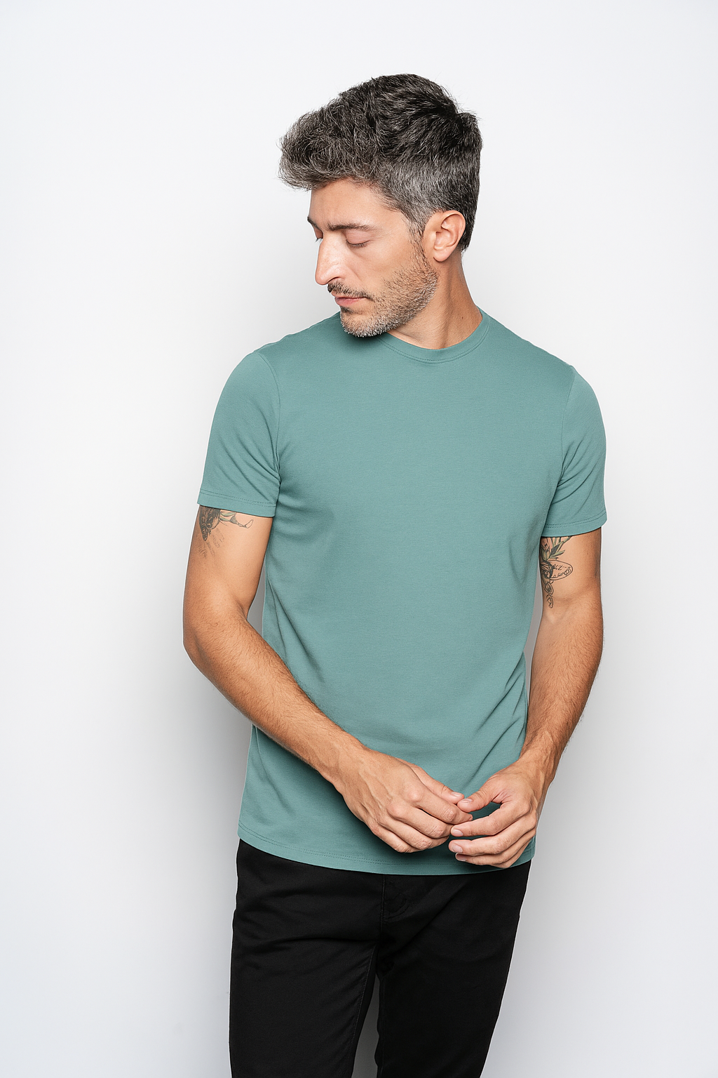CAMISETA SLIM FIT SEM LOGO BRISA - GOLA O