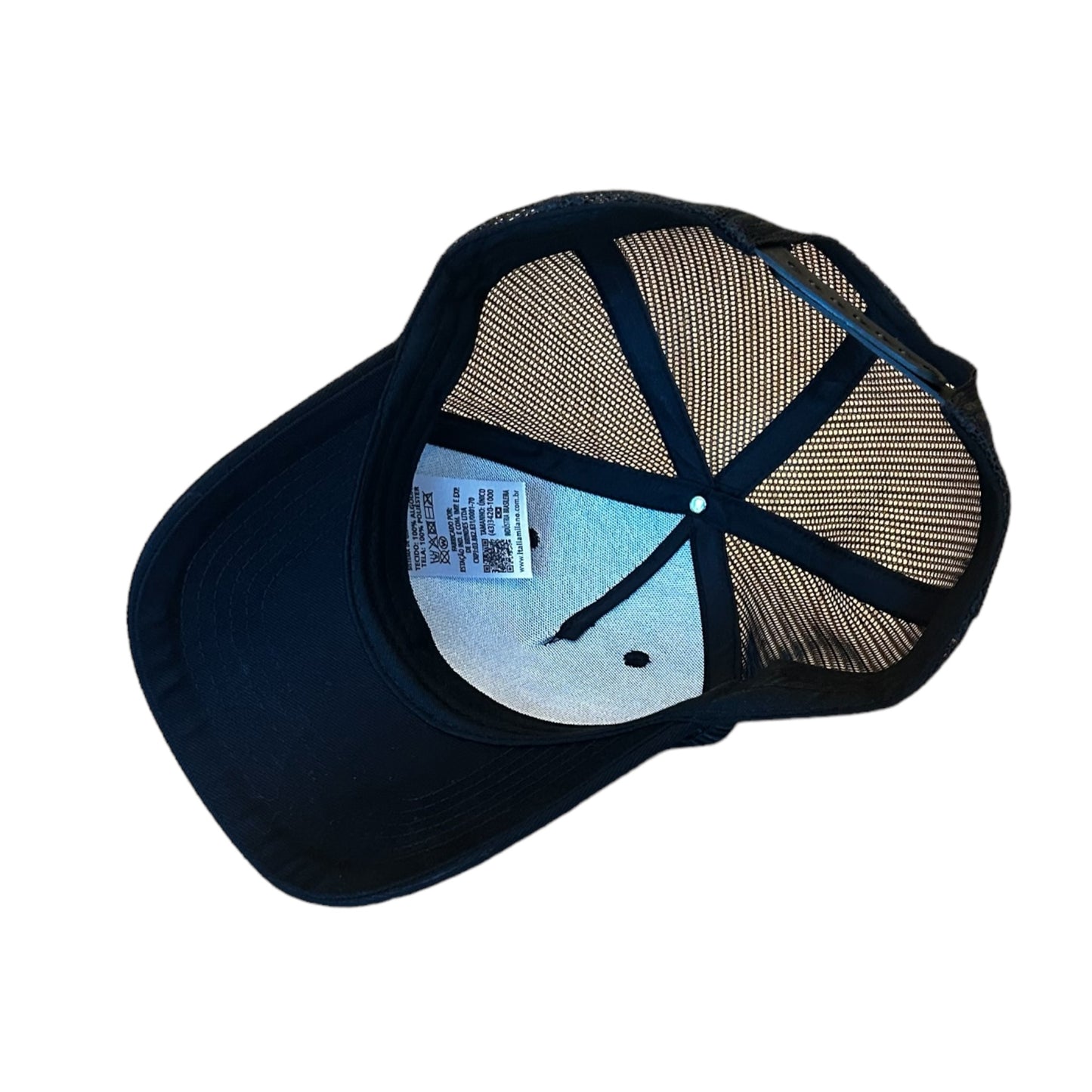 BONÉ ALL BLACK TRUCKER