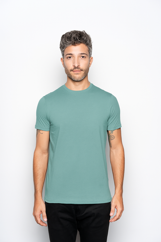 CAMISETA SLIM FIT SEM LOGO BRISA - GOLA O